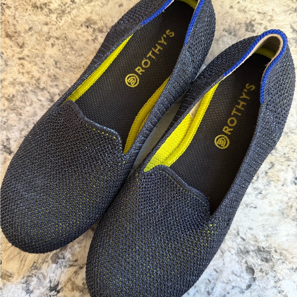 Rothy’s Metallic Lattice Stitch Colorway - size 4